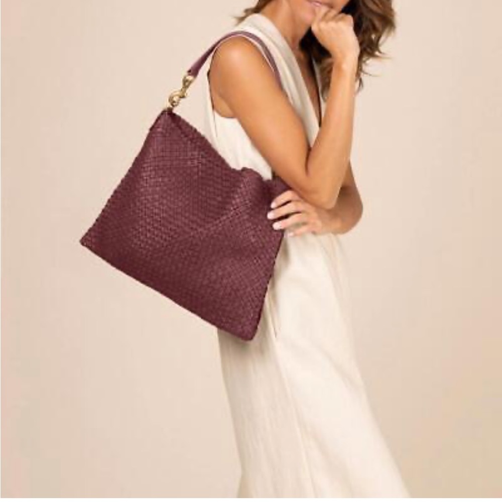Eitenne Aigner Irena Woven Leather Hobo. Like new, no damage, non smoker!